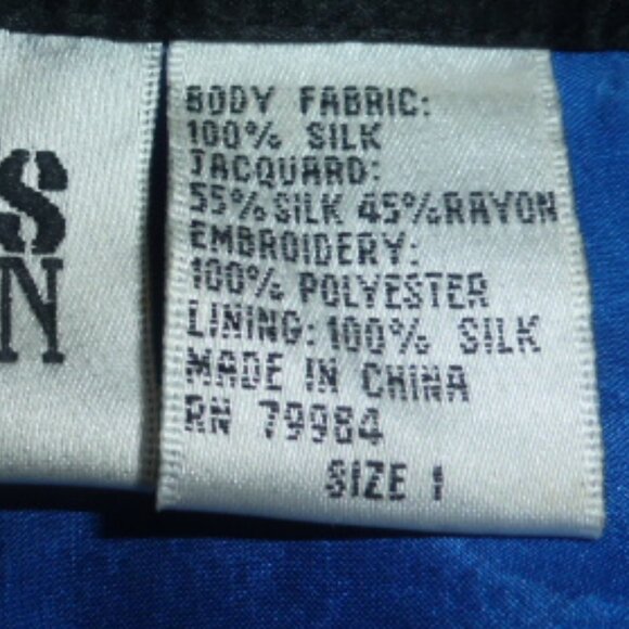 Chico’s Design Embroidered Silk Jacket – Women’s Size 1 (US) - Picture 10 of 14